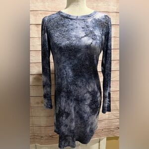 Tash + Sophie blue tie dye dress size small